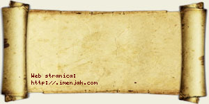 Jovana Dravić vizit kartica